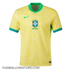 Brasilien Replik Heimtrikot Copa America 2024 Kurzarm